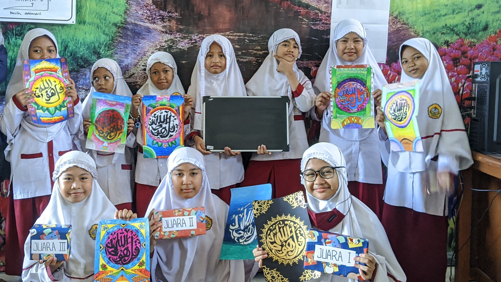Prestasi Membanggakan Siswa dalam Kegiatan Kreativitas Kaligrafi Islami